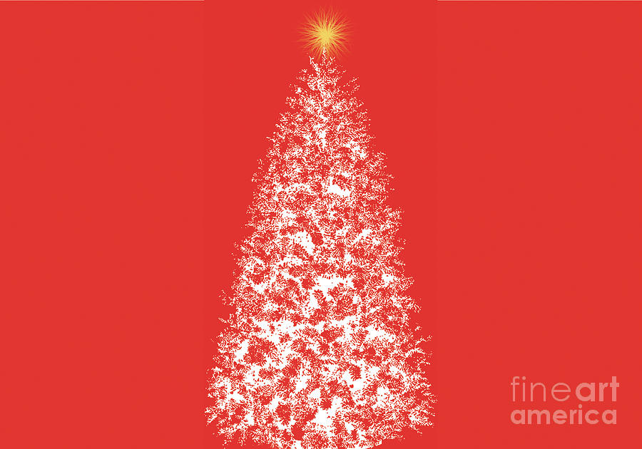 Dreaming of Christmas Trees 1 Digital Art by Conni Schaftenaar