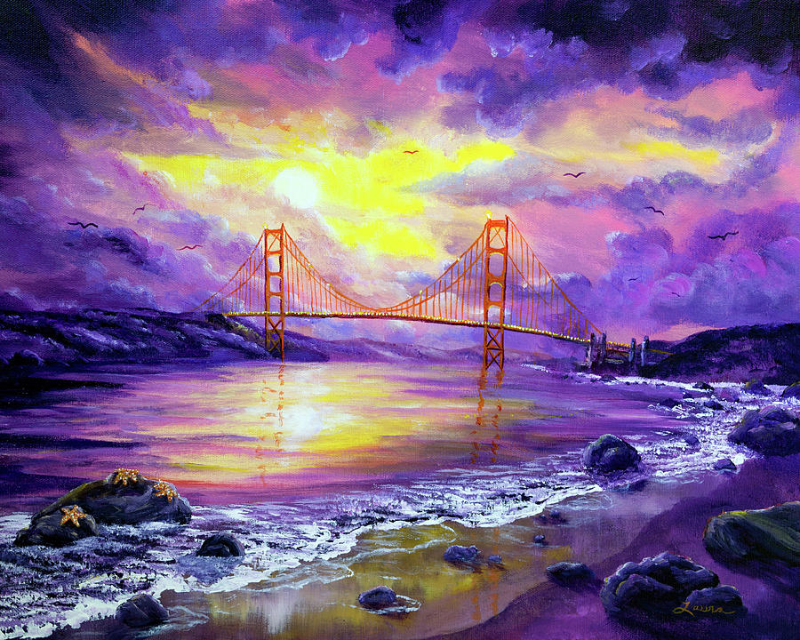 Dreaming of San Francisco Painting by Laura Iverson