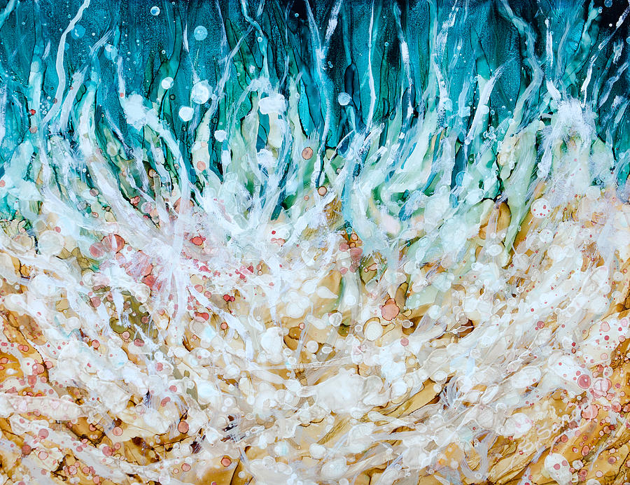 Abstract Painting - Dreaming of Spring by Sandy Sandy Abstract Painting - Dreaming of Spring by Sandy Sandy