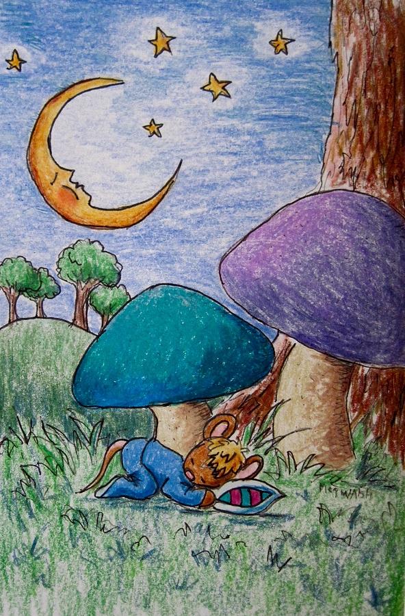 Dreaming of stars Drawing by Megan Walsh