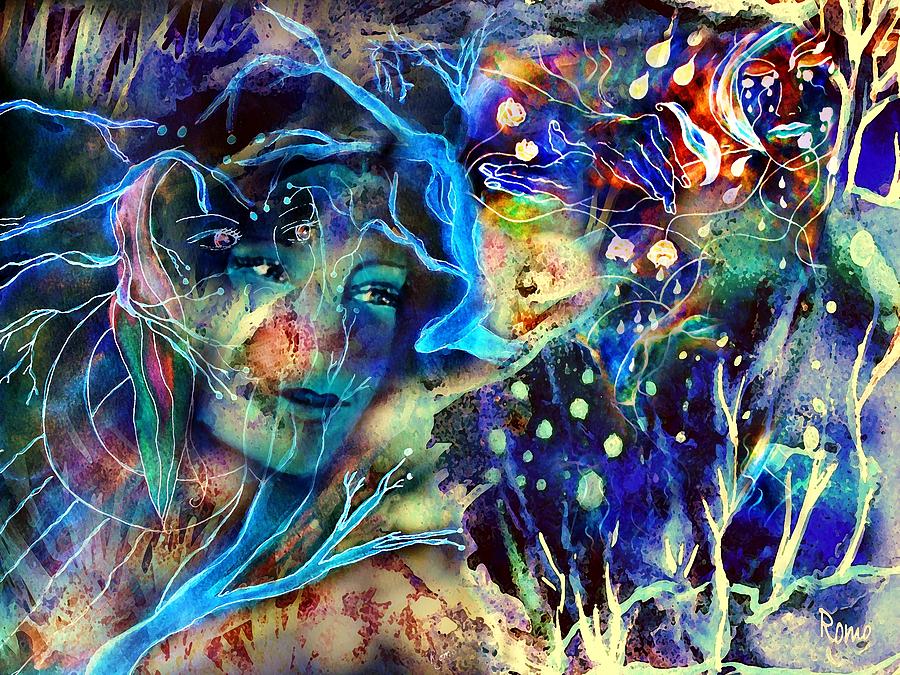 Surrealism Mixed Media - Dreams Beyond by Robin Monroe