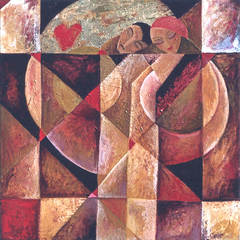 Lovers Painting - Dreams I by Leslie Marcus Lovers Painting - Dreams I by Leslie Marcus