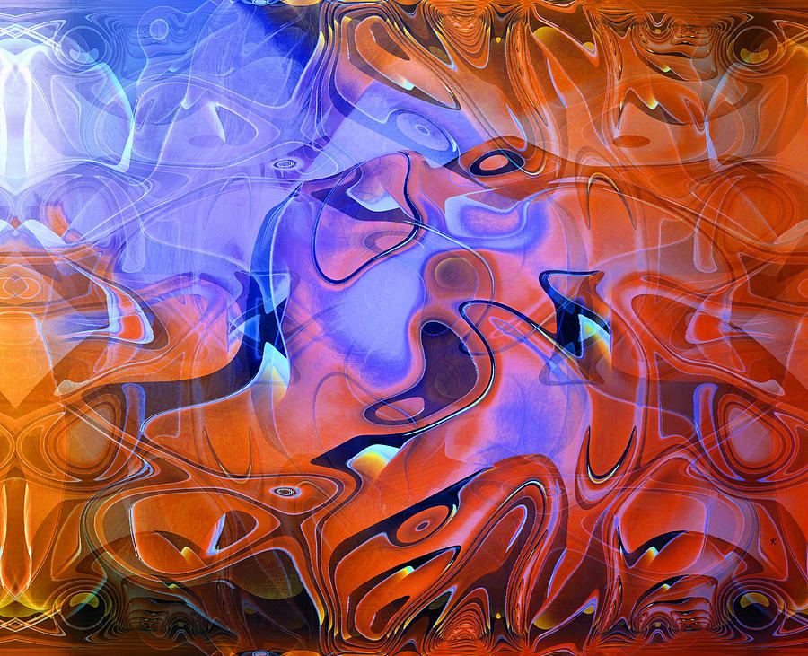 Abstract Digital Art - Dreams by John Krakora