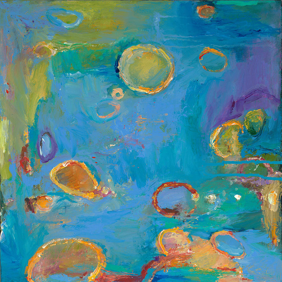 Abstract Painting - Dreams Meet by Johnathan Harris