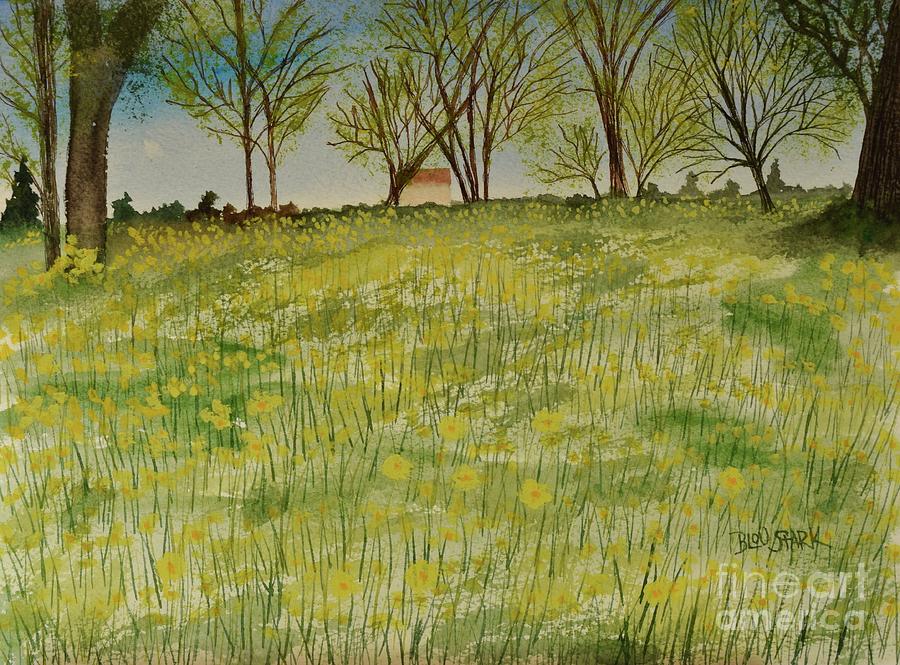 Dreams of Daffodils Painting by Barrie Stark