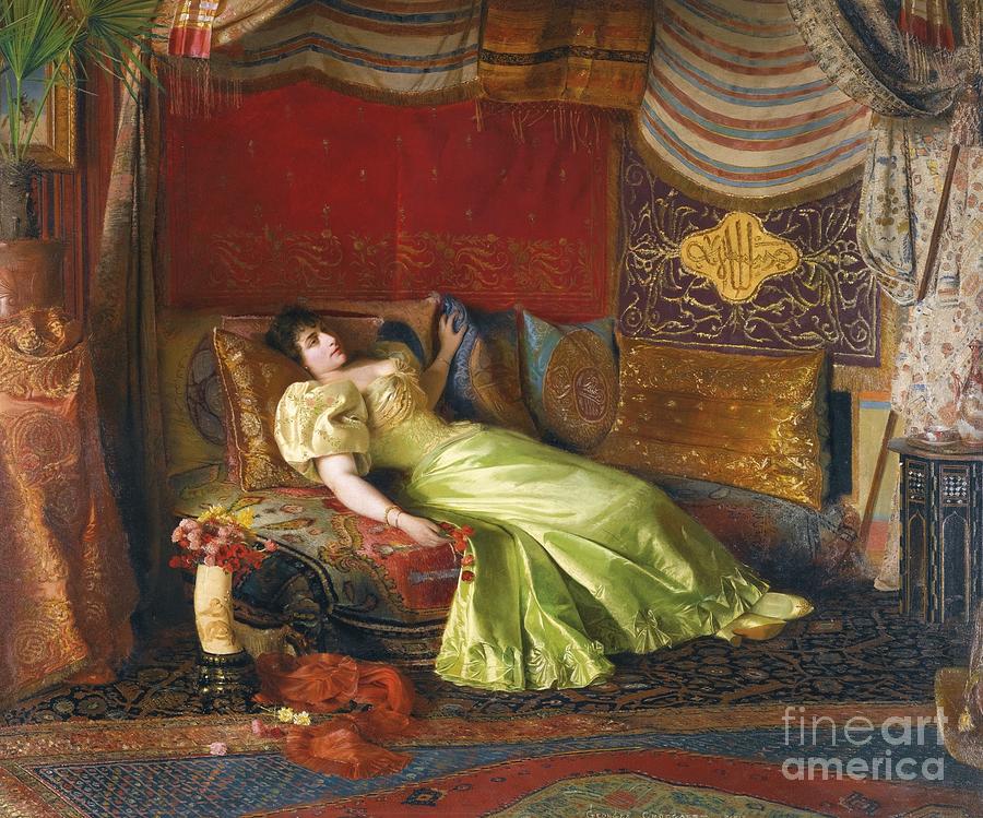Dreams Of The Orient Painting by MotionAge Designs