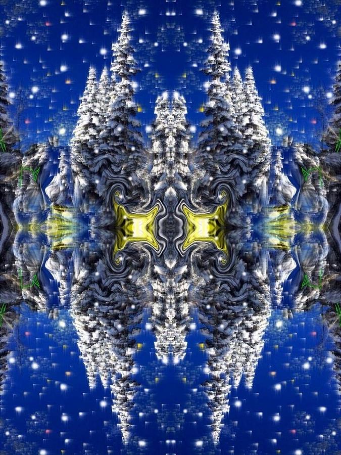 Landscapes Digital Art - Dreams of Winter by Jack Monninger Landscapes Digital Art - Dreams of Winter by Jack Monninger