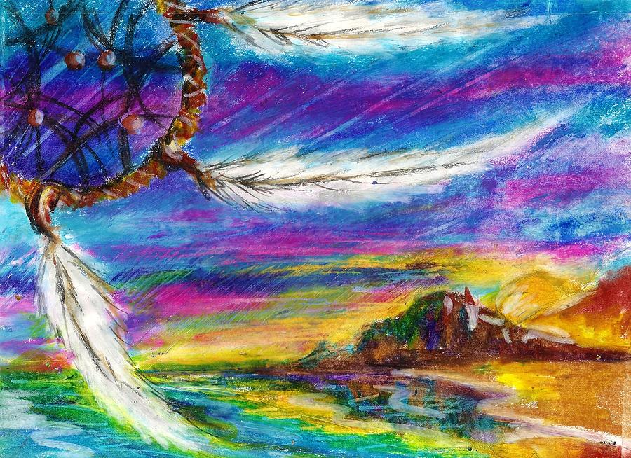 Dreams On The Wind Painting by Karen  Ferrand Carroll
