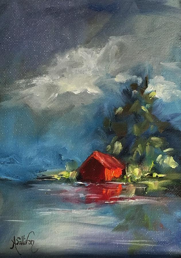 Barn Painting - Dreams Realy Do Come True by Angela Sullivan Barn Painting - Dreams Realy Do Come True by Angela Sullivan