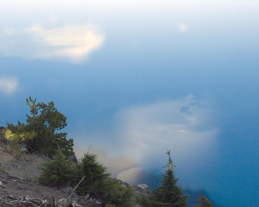 Nature Photograph - Dreamscape Crater Lake I by D Kadah Tanaka
