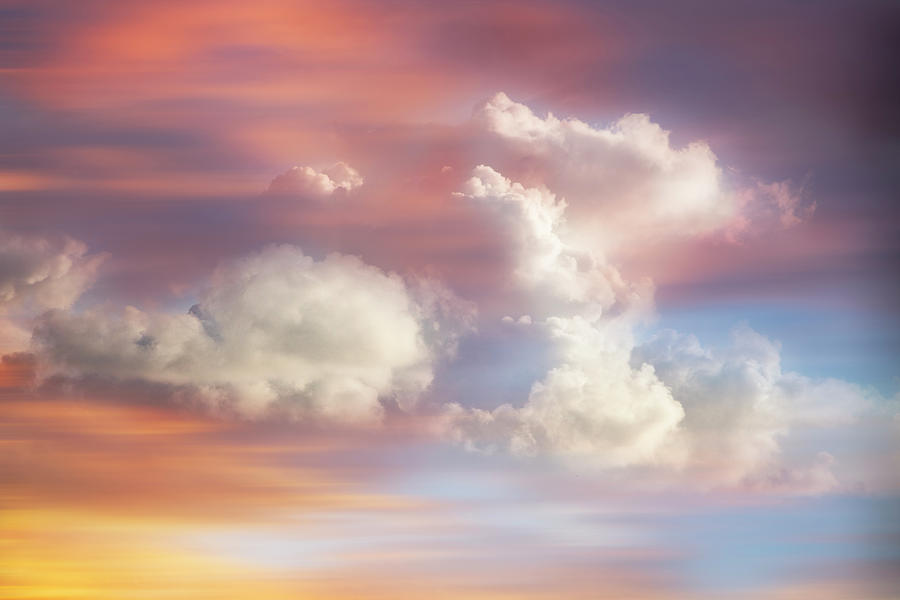 Spring Photograph - Dreamscape of Clouds by Debra and Dave Vanderlaan