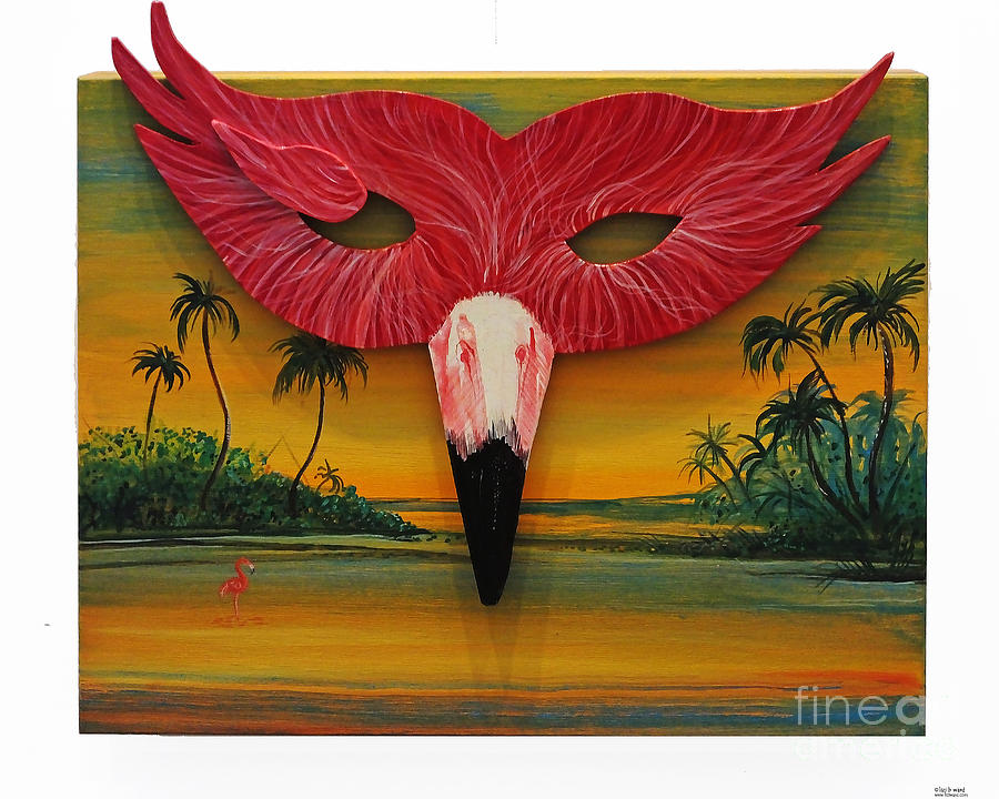 Flamingo Painting - Dreamsicle by Lizi Beard-Ward