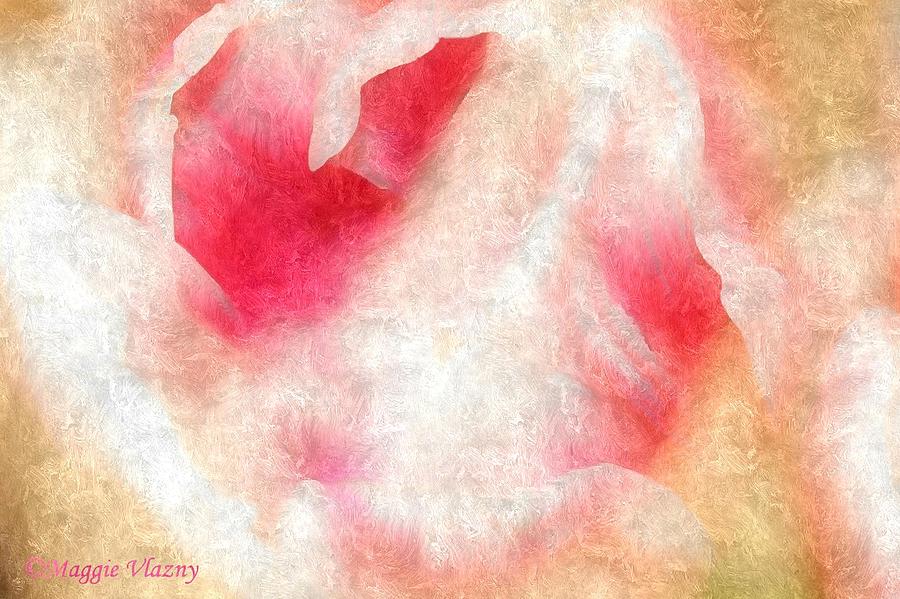 Dreamy Rose Abstract Digital Art by Femina Photo Art By Maggie