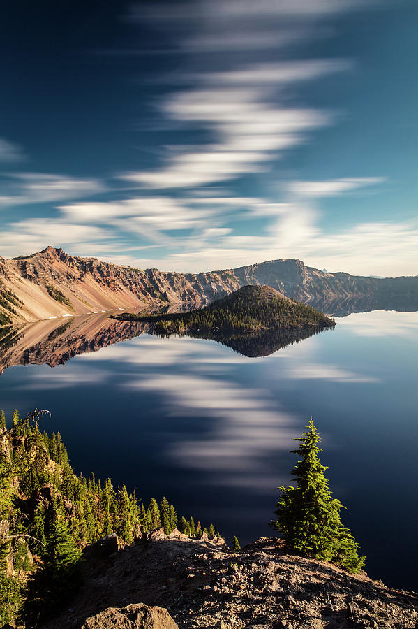 Dreamy and Surreal Crater Lake Photograph by Pierre Leclerc Photography