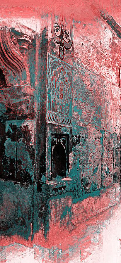 Dreamy Arches Turquoise Abstract Sun Fort Rajasthan India 2d Photograph by Sue Jacobi