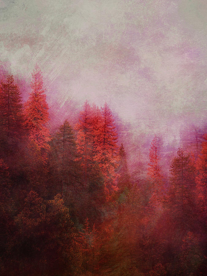 Dreamy Autumn Forest Digital Art by Klara Acel