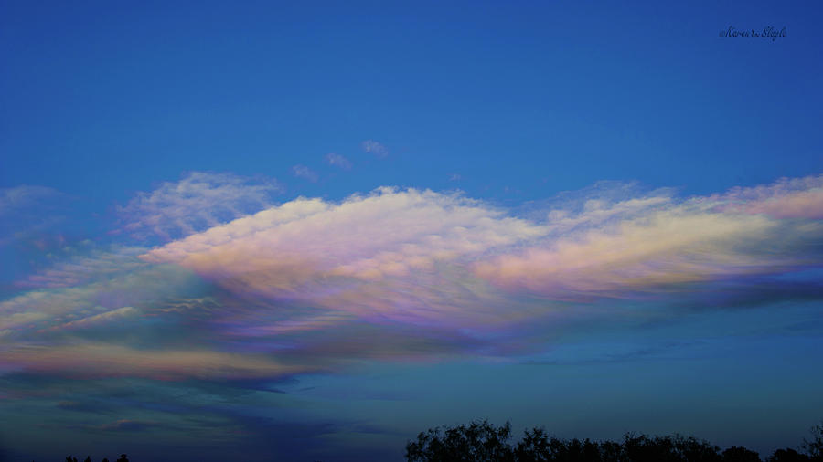 Dreamy Clouds Photograph by Karen Slagle