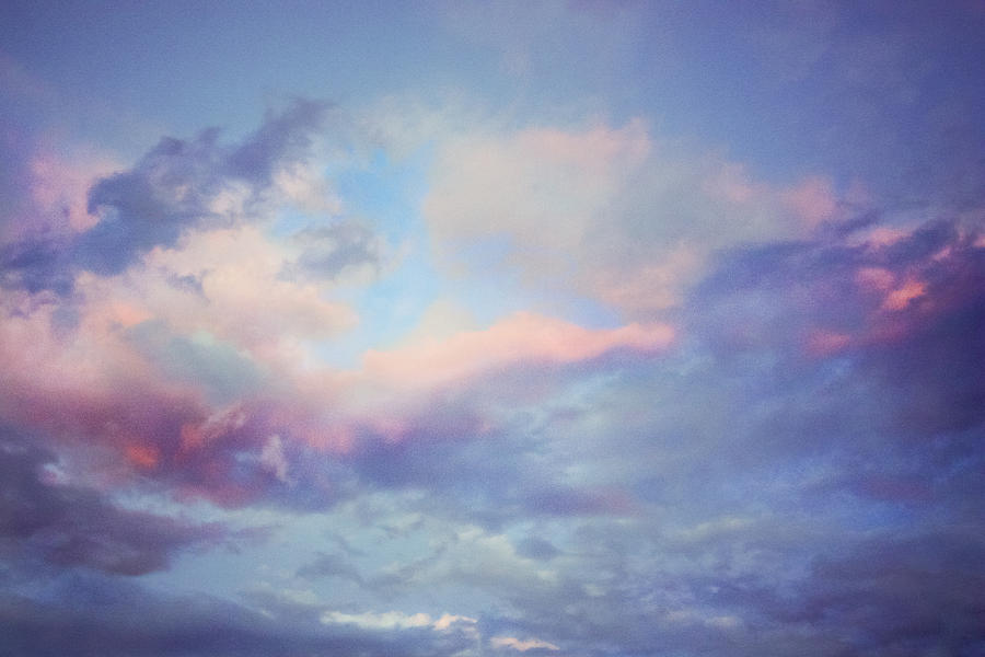 Dreamy Pink and Blue Cloudscape Photograph by Joni Eskridge