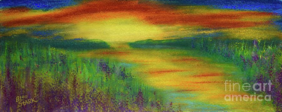 Dreamy Sunset  Painting by Barrie Stark