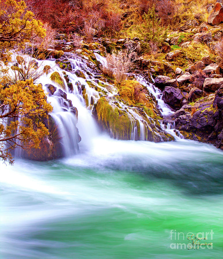 Dreamy Waterfall Photograph by David Millenheft
