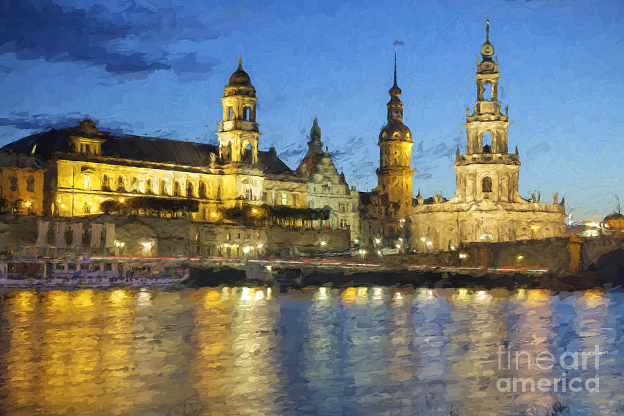 Impressionism Photograph - Dresden Altstadt by Julie Woodhouse