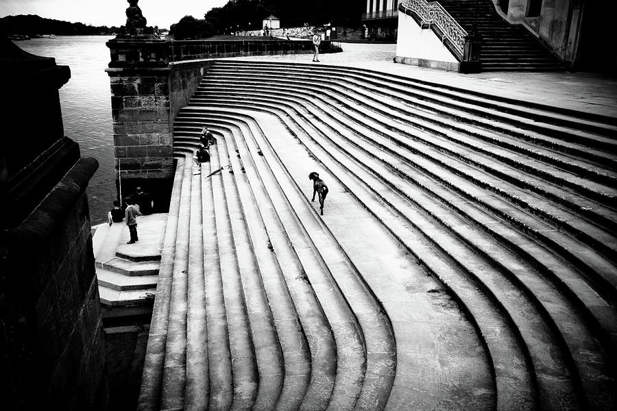Dresden - Pillnitz Palace staircase Photograph by Dorit Fuhg