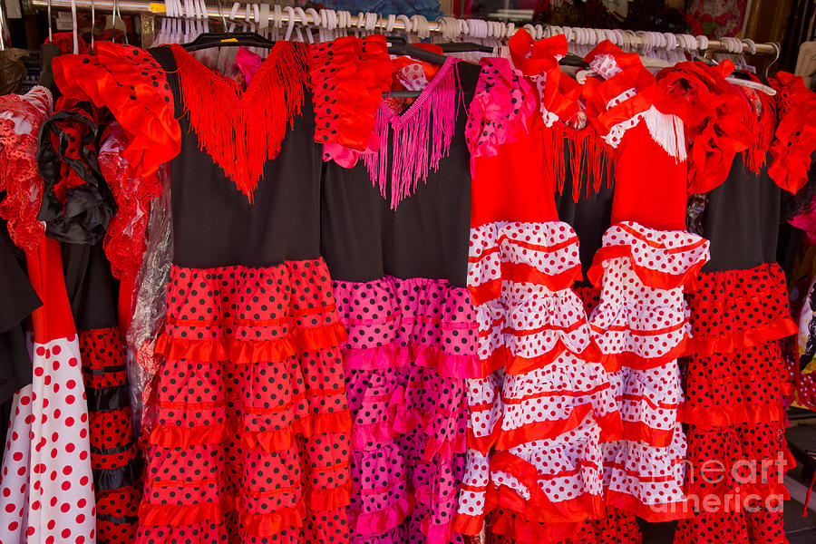 Dresses for Flamenco Photograph by Anastasy Yarmolovich