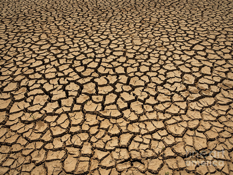Dried And Cracked Soil In Arid Season. Photograph by Tosporn Preede