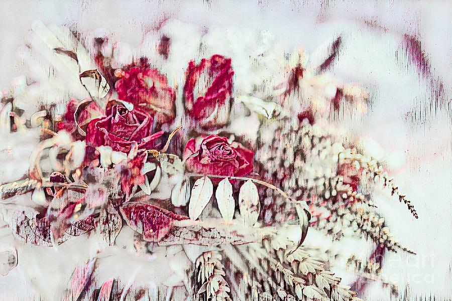 Dried Flowers Bouquet Digital Art by Eva Lechner