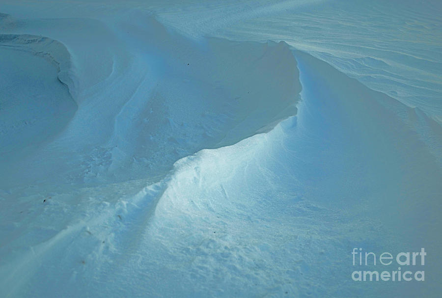 Drifted Snow Waves Photograph by Luther Fine Art