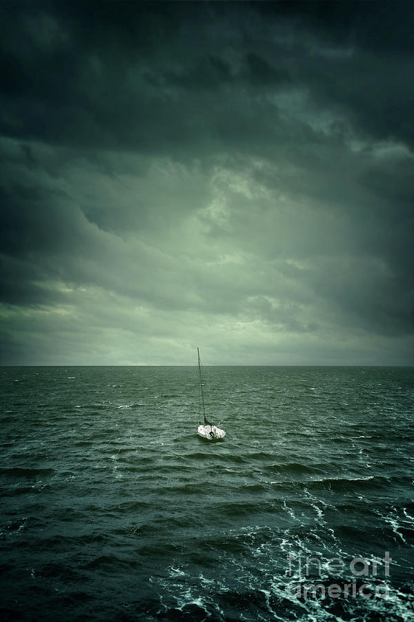Drifting Boat Photograph by Carlos Caetano