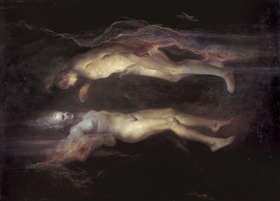 Rembrandt Painting - Drifting by Odd Nerdrum