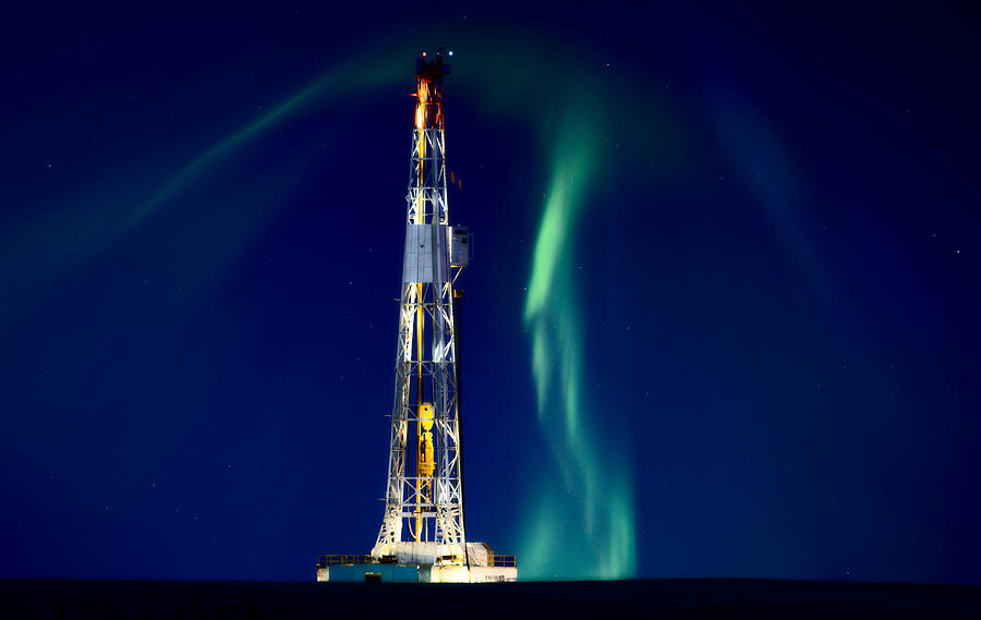 Drilling Rig Potash Mine Canada Photograph by Mark Duffy