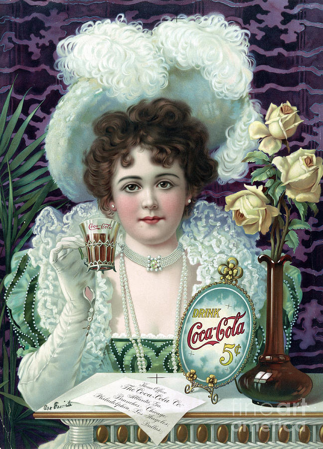Drink Coca-cola, 1890s Photograph by Science Source