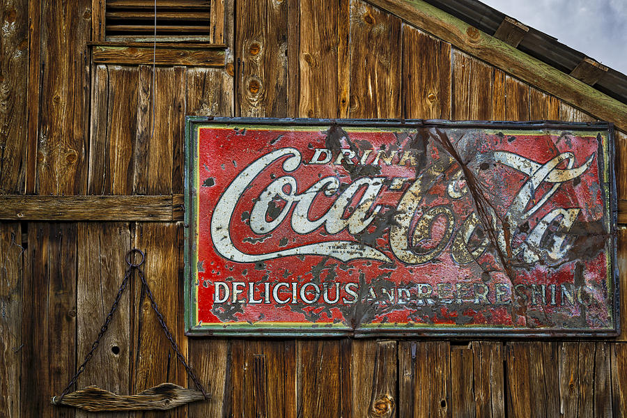Drink Coca Cola Sign Photograph by Susan Candelario
