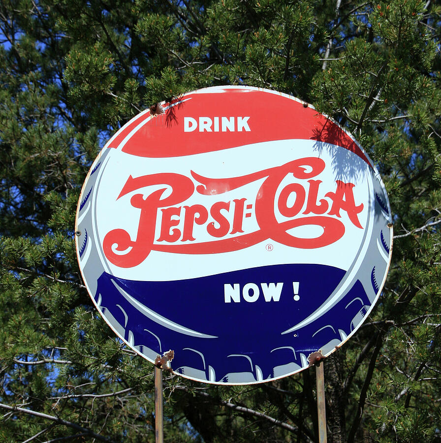 Drink Pepsi - Cola Now  Photograph by Allen Beatty