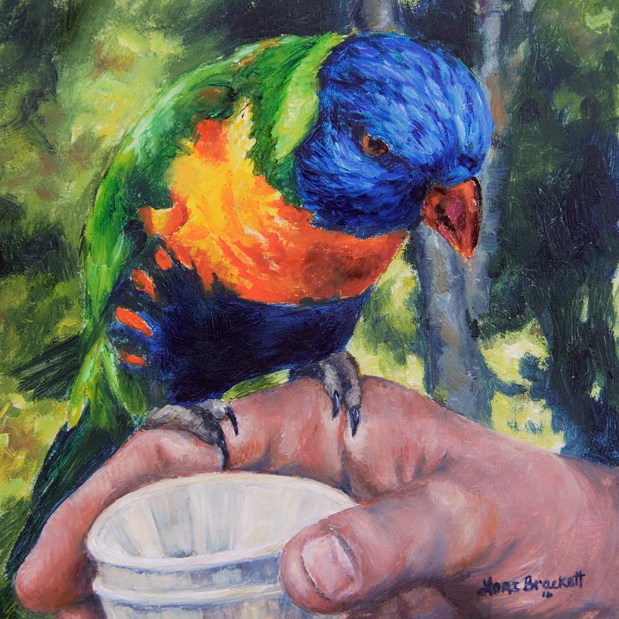 Drinks On Me Painting by Lori Brackett