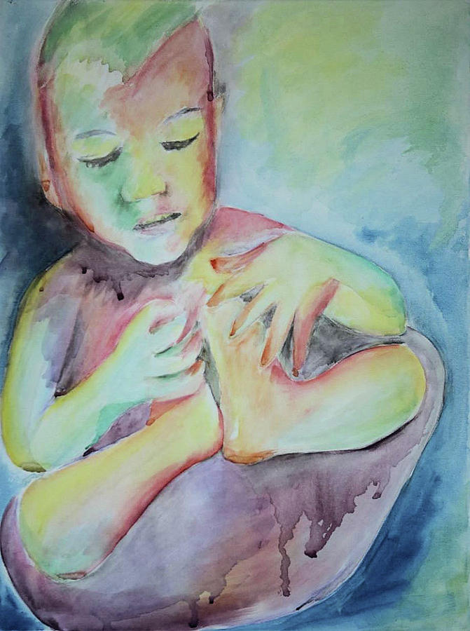 Dripply Baby Painting by Artsy Gypsy