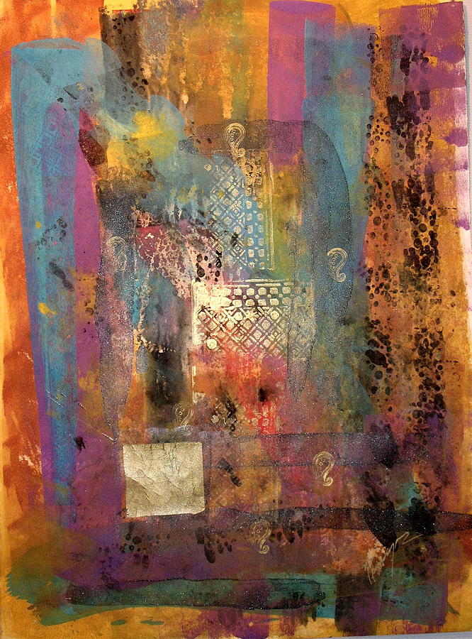 Driven to Abstraction Series I Painting by Yvonne Feavearyear - Fine ...