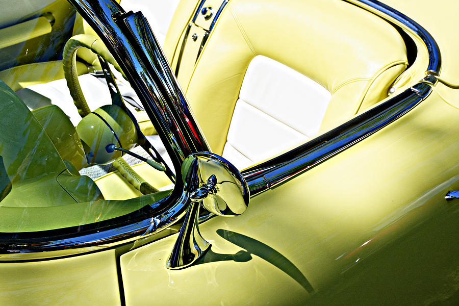 Drivers Seat -- 1958 Chevrolet Corvette at the Golden State Classic Car Show, Paso Robles CA Photograph by Darin Volpe
