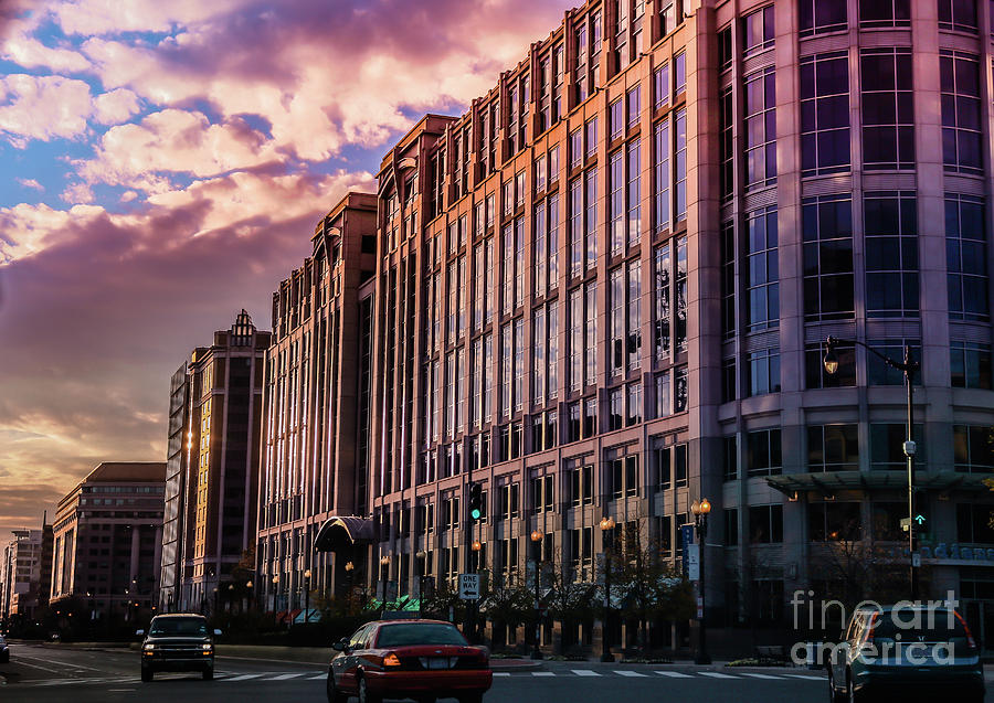 Driving downtown Washington DC Photograph by Claudia M Photography