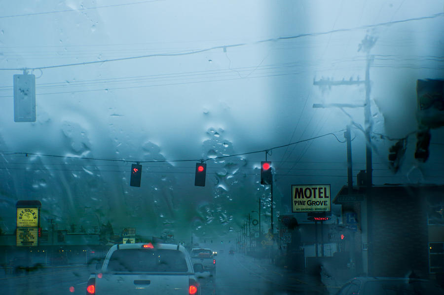 Driving Rain Photograph by Adria Trail