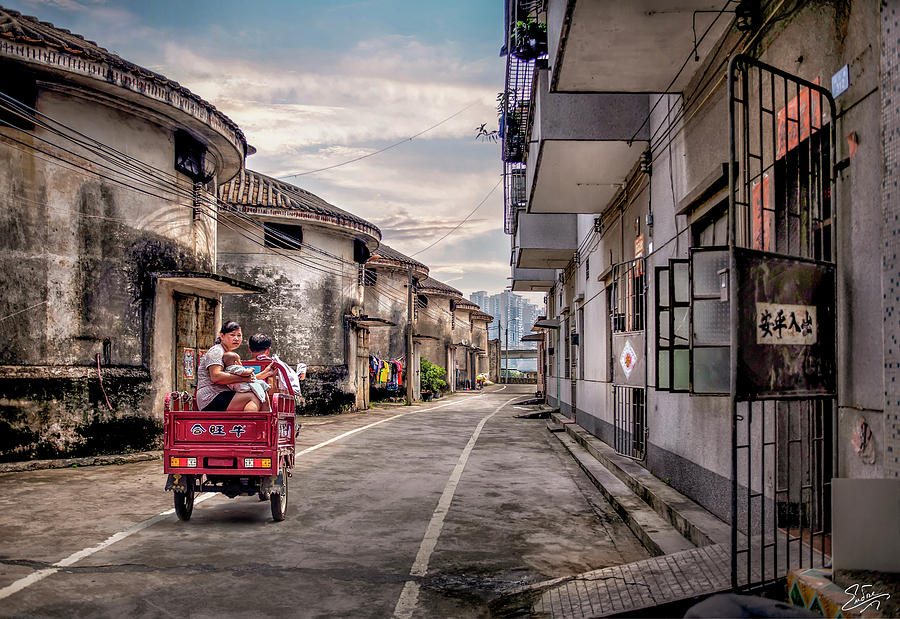Driving Through Old Shilong Photograph by Endre Balogh