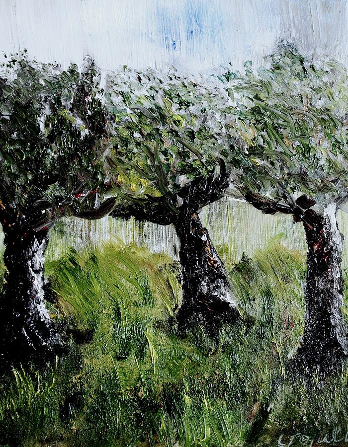 Drizzle Painting by Evelina Popilian