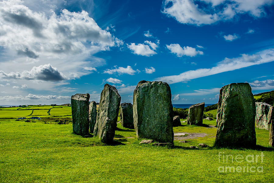 Drombeg Stone Circle at the Coast of Ireland Photograph by Andreas Berthold