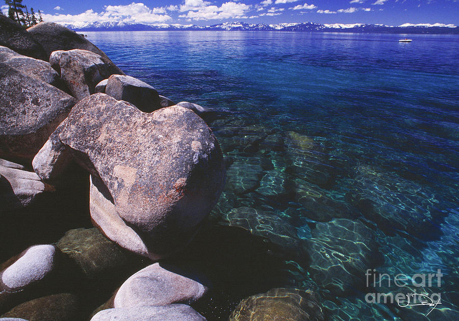 Drop Off Lake Tahoe Photograph by Vance Fox Fine Art America