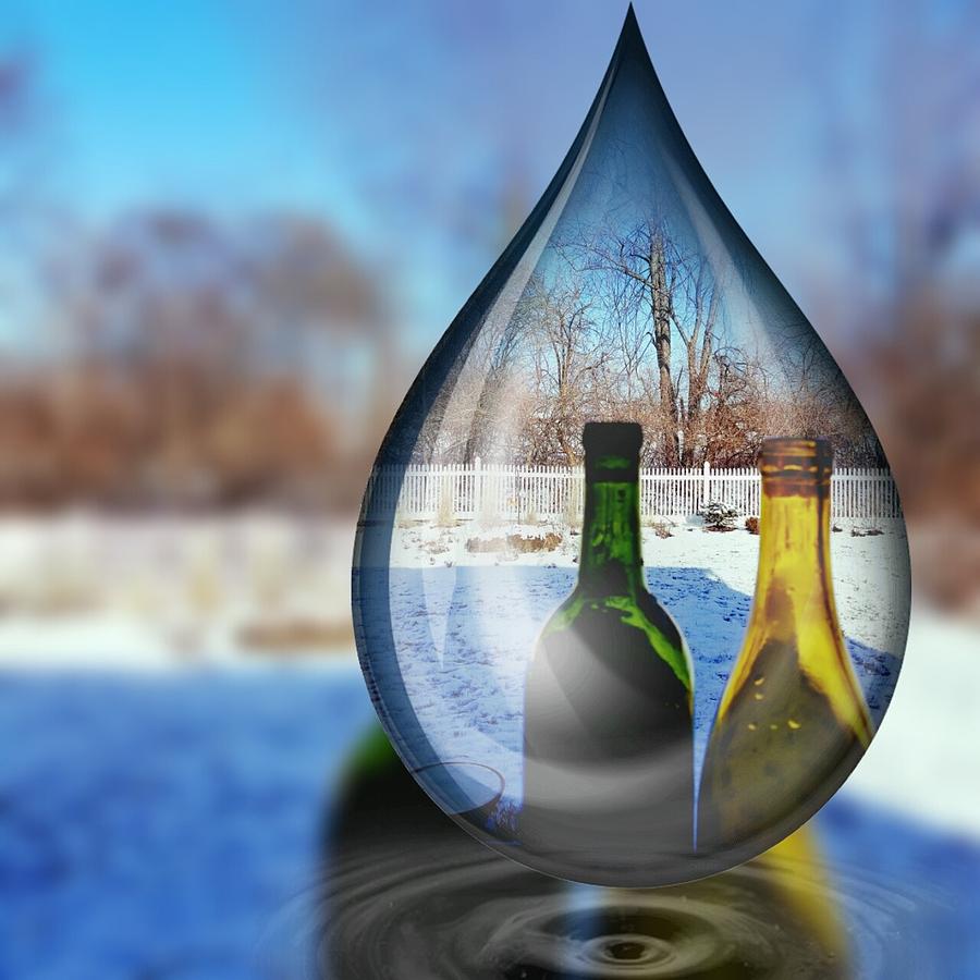 Droplet Digital Art by Vijay Sharon Govender