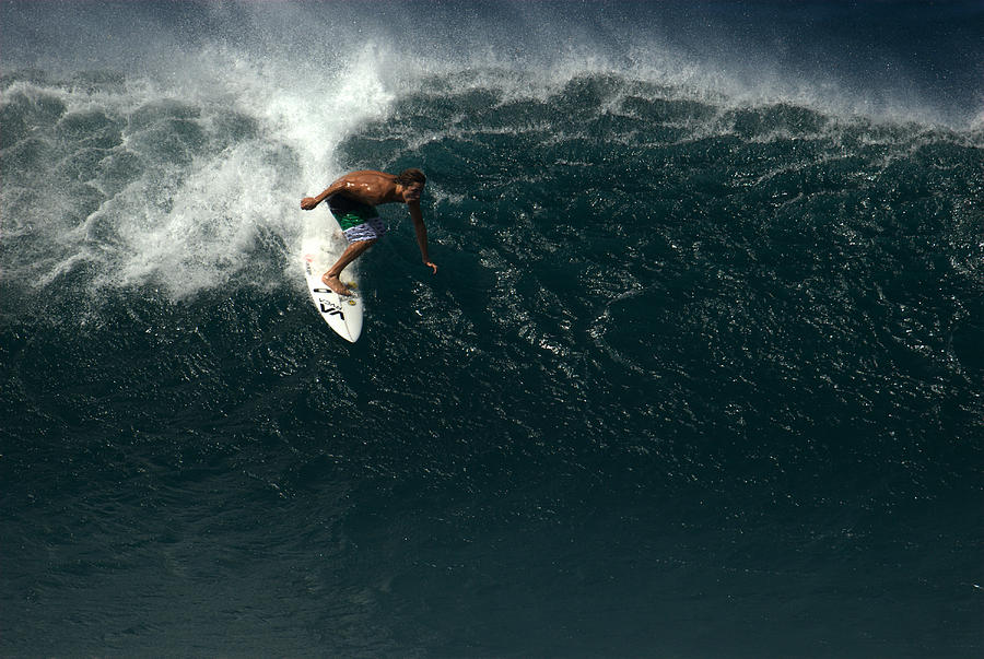 Dropping in on Monster Pipe Photograph by Brad Scott