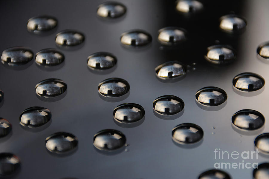 Drops of Water -Macro Photograph by Adrian De Leon Art and Photography