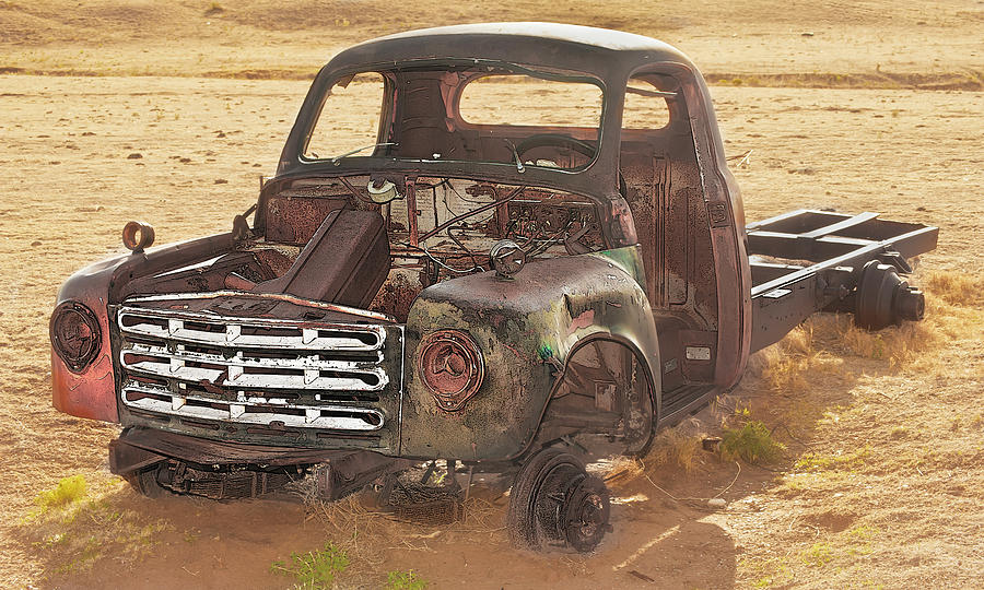 Drought and 51 Studebaker Photograph by Scott Cordell